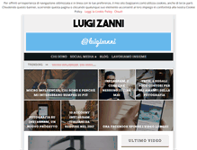 Tablet Screenshot of luigizanni.com